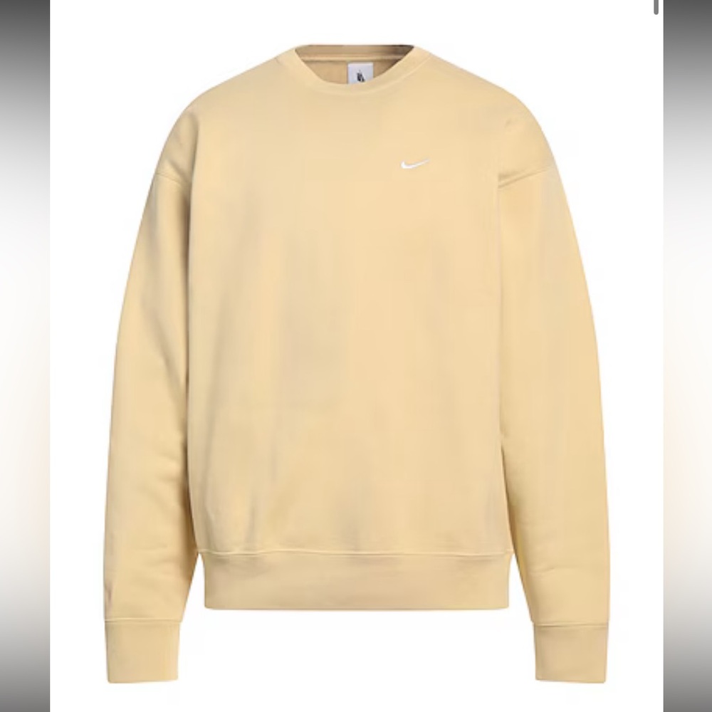 Nike Men's Beige Crewneck Pullover Medium